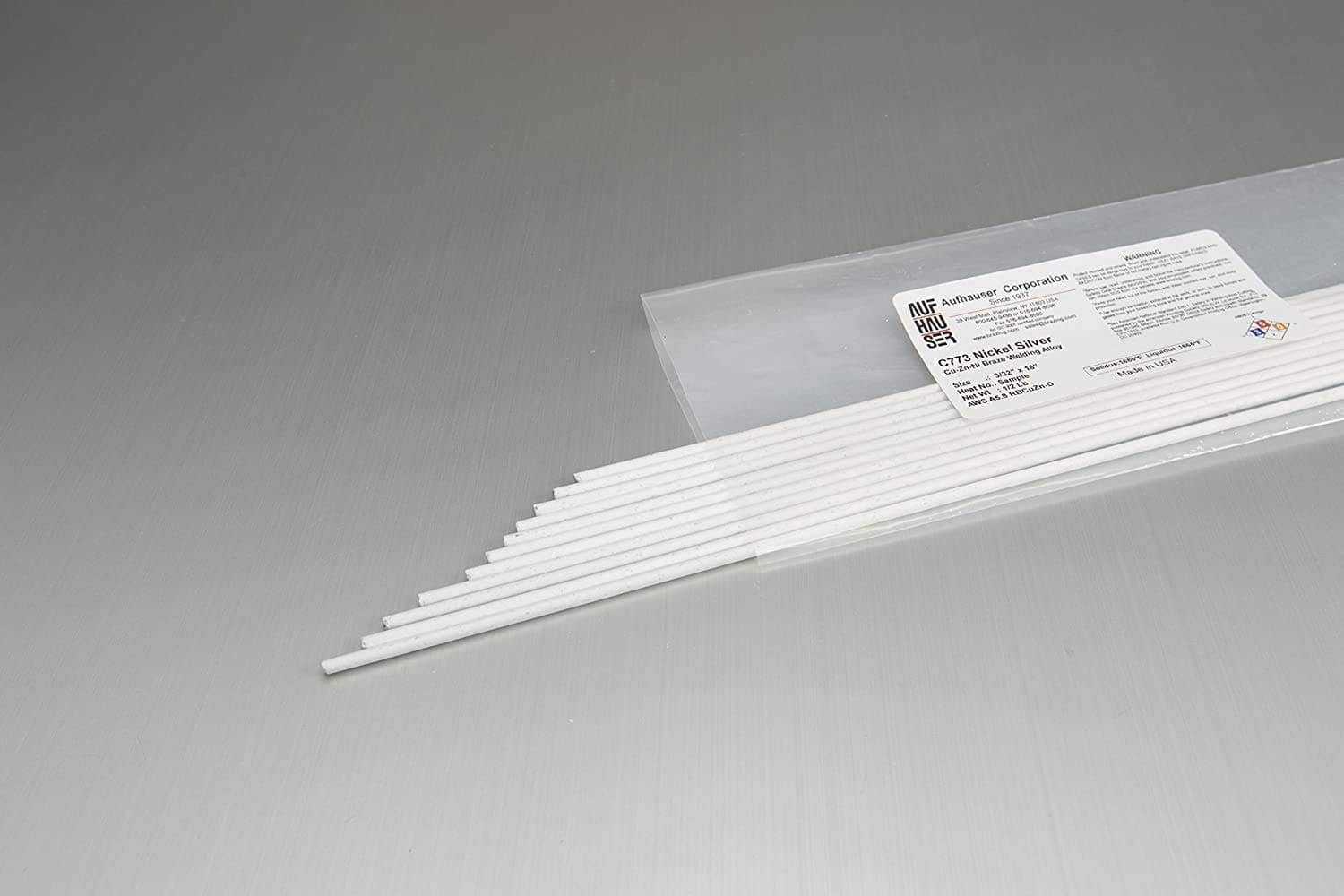 Aufhauser C773 Nickel Silver 1/2 Lb RBCuZn-D (1/16", White)