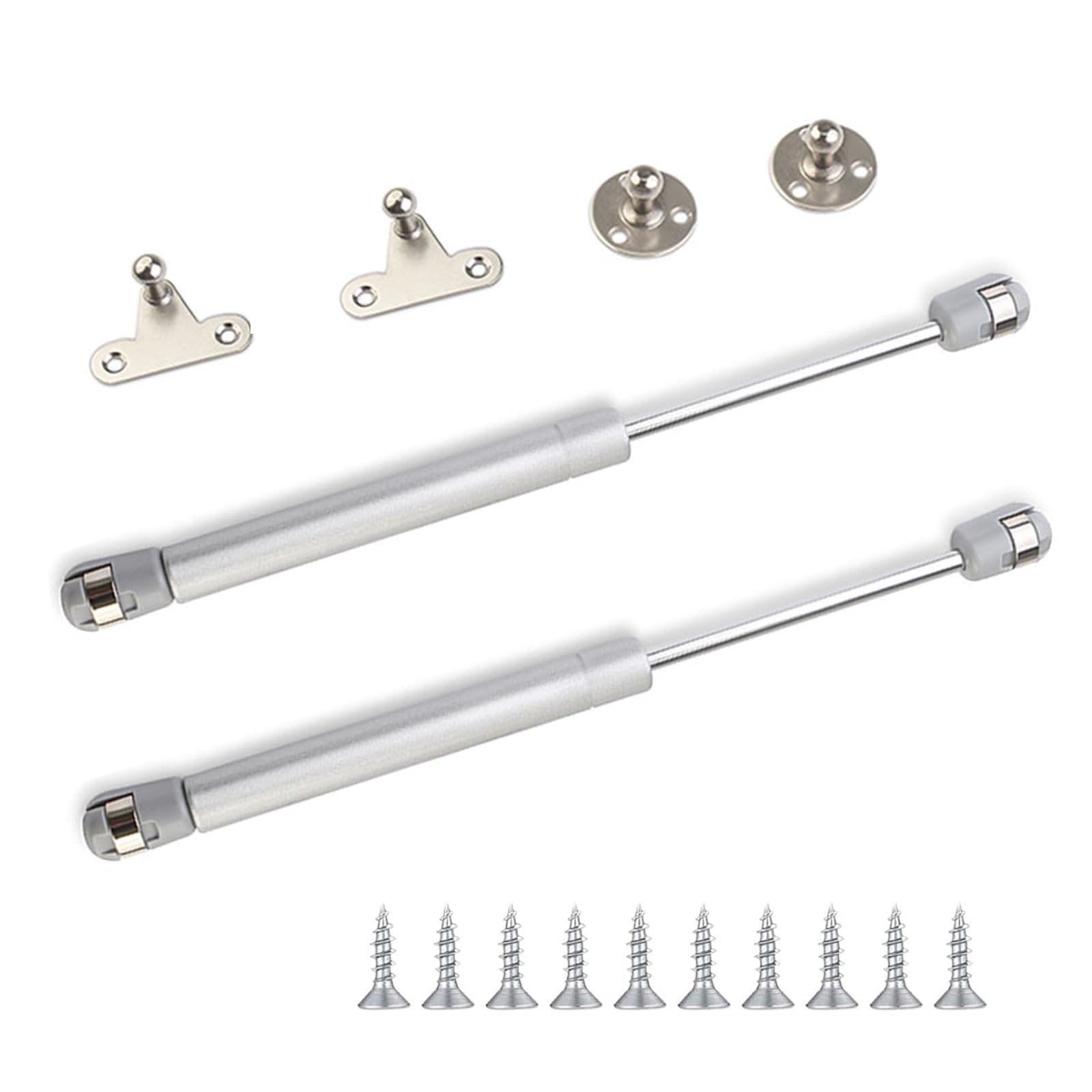 2Pcs Drop Down Hinges, Gas Struts, Loft Hatch Hinges, 200N Gas Strut, Gas Struts for Heavy Lid for Doors Kitchen Cupboard Cupboard Gas Box Cover Door Stay