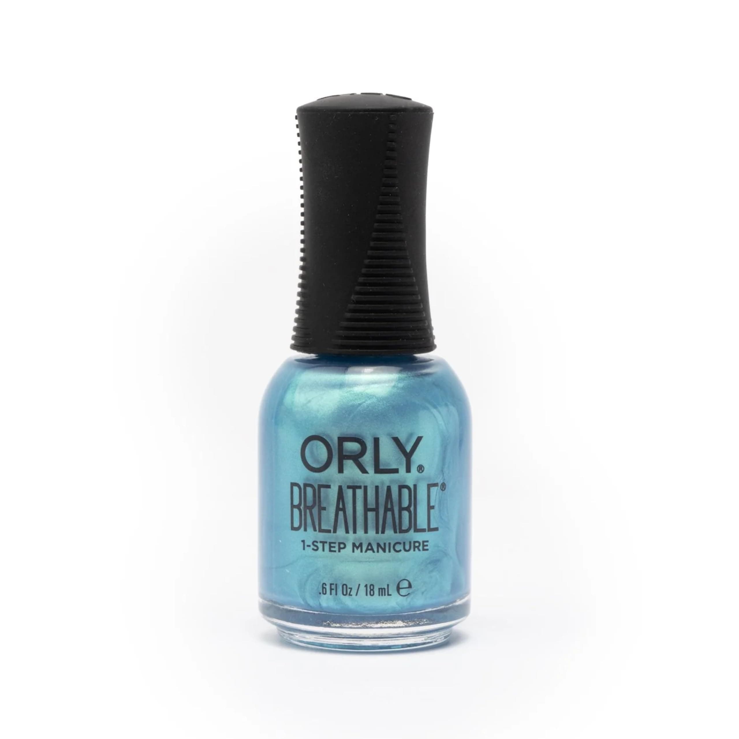 ORLY Glass Act Breathable Nail Polish (18ml) Iridescent Purple With Blue Shimmer Nail Varnish, Melting Point Collection