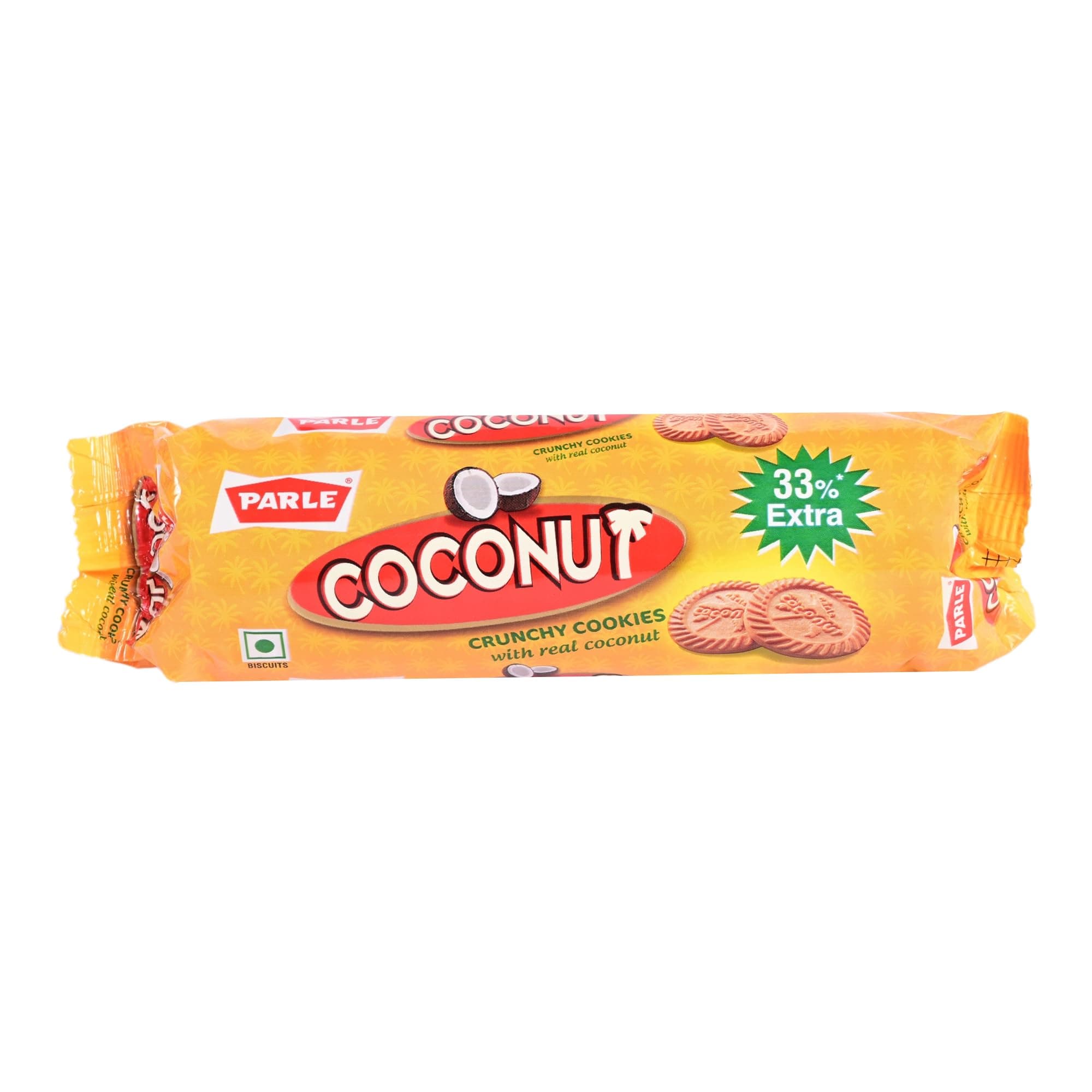 Parle Crunchy Cookies, Coconut, 80 gm