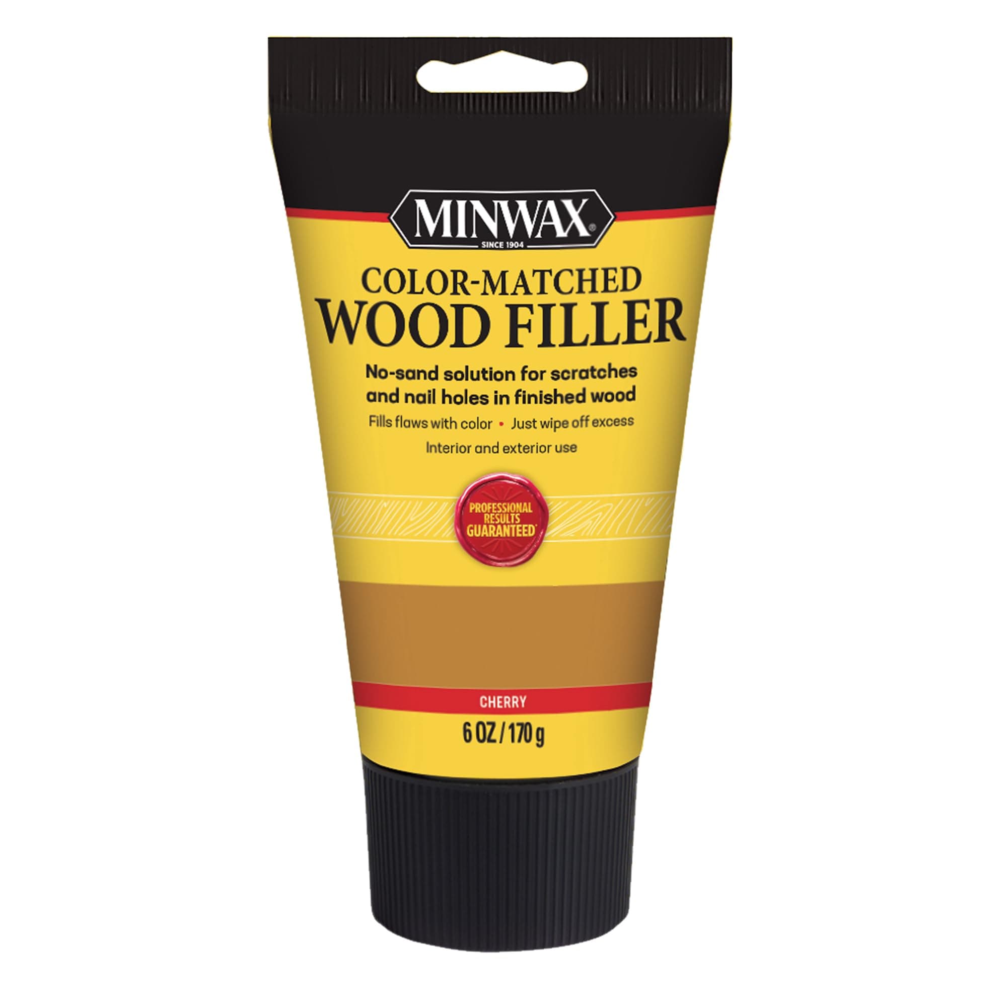 Minwax 448500000 Color-Matched Filler Wood Putty, (Cherry 6-oz)