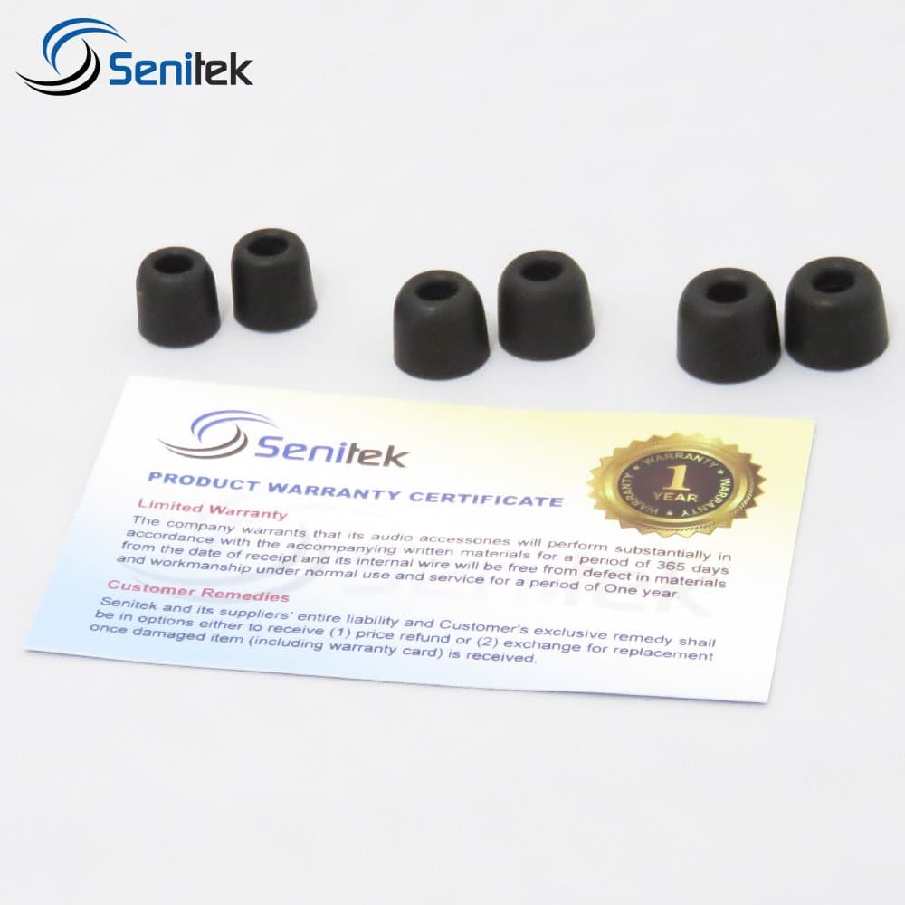 S / M / L Sizes Memory Foam Replacement Earbud Tips for Beats by Dre Tour In-Ear Earphone - 3 Pairs