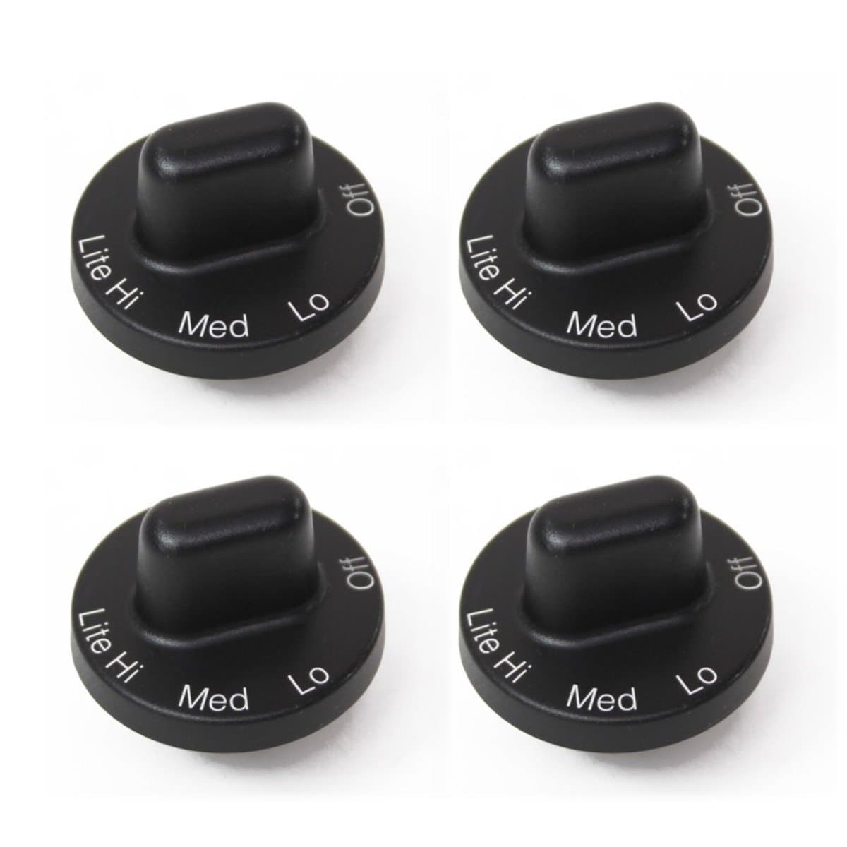 Siwdoy (Pack of 4 71001641 Knob Compatible with Jenn Air Maytag Gas Range Burner Knob AP4088491, PS2077264, WP71001641