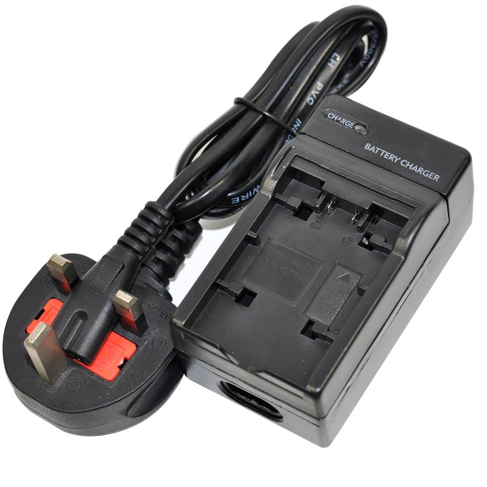jiexi Mains/Car Single Battery Charger for Panasonic VW-VBT190 VW-VBT380 VW-BC10E HC-V110 V160 V180 W570 W580 W850 WX979 WX970 WX990 WXF999 V210 V250 V520 V550 V720 V750 V770 VX980 VX989 Camcorder