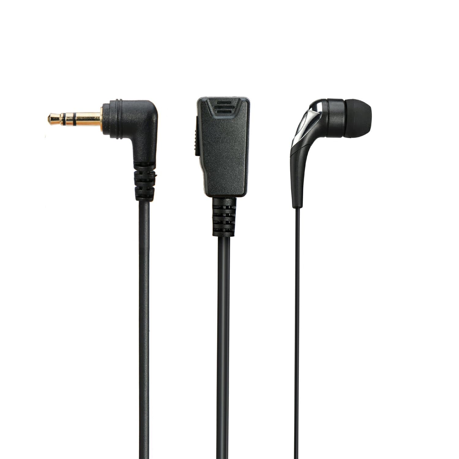 Sinhin Two Way Radio Earpiece Headset mic - Detachable G Shape Ear Hang Headset 1 PIN with PTT for Motorola Walkie Talkie(Y Head 2.5mm)