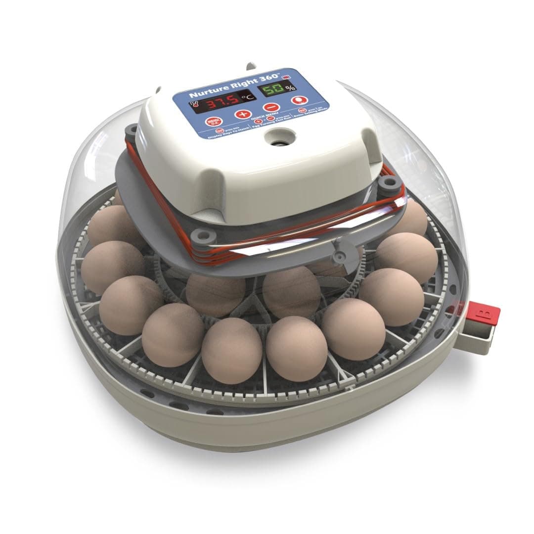 Harris Manna Pro Farms Nurture Right Incubator | Egg Incubator for Hatching Chicks | 360 Degree View