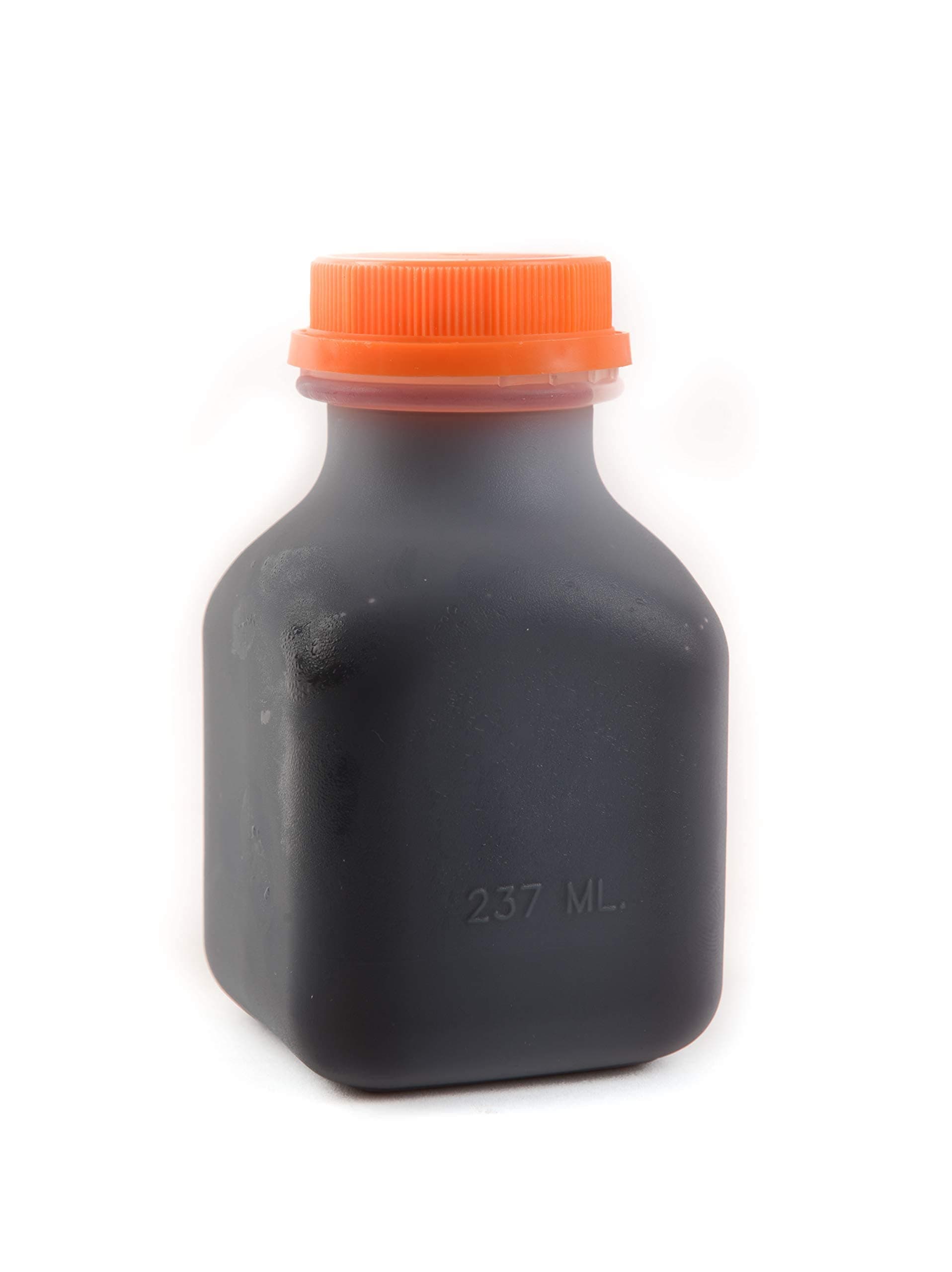 EcoQuality [100 PACK] Empty Plastic Juice Bottles with Tamper Evident Caps 8 OZ - Smoothie Bottles - Ideal for Juices, Milk, Smoothies, Picnic's and even Meal Prep Juice Containers