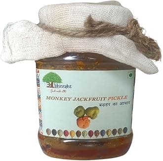 Abheesht Monkey Jackfruit Pickle 400g | Homemade Traditional Achar Artocarpus Lacucha | Badhal ka Achar | No Preservatives | Traditional Recipe from Bihar Pickles in Mustard Oil