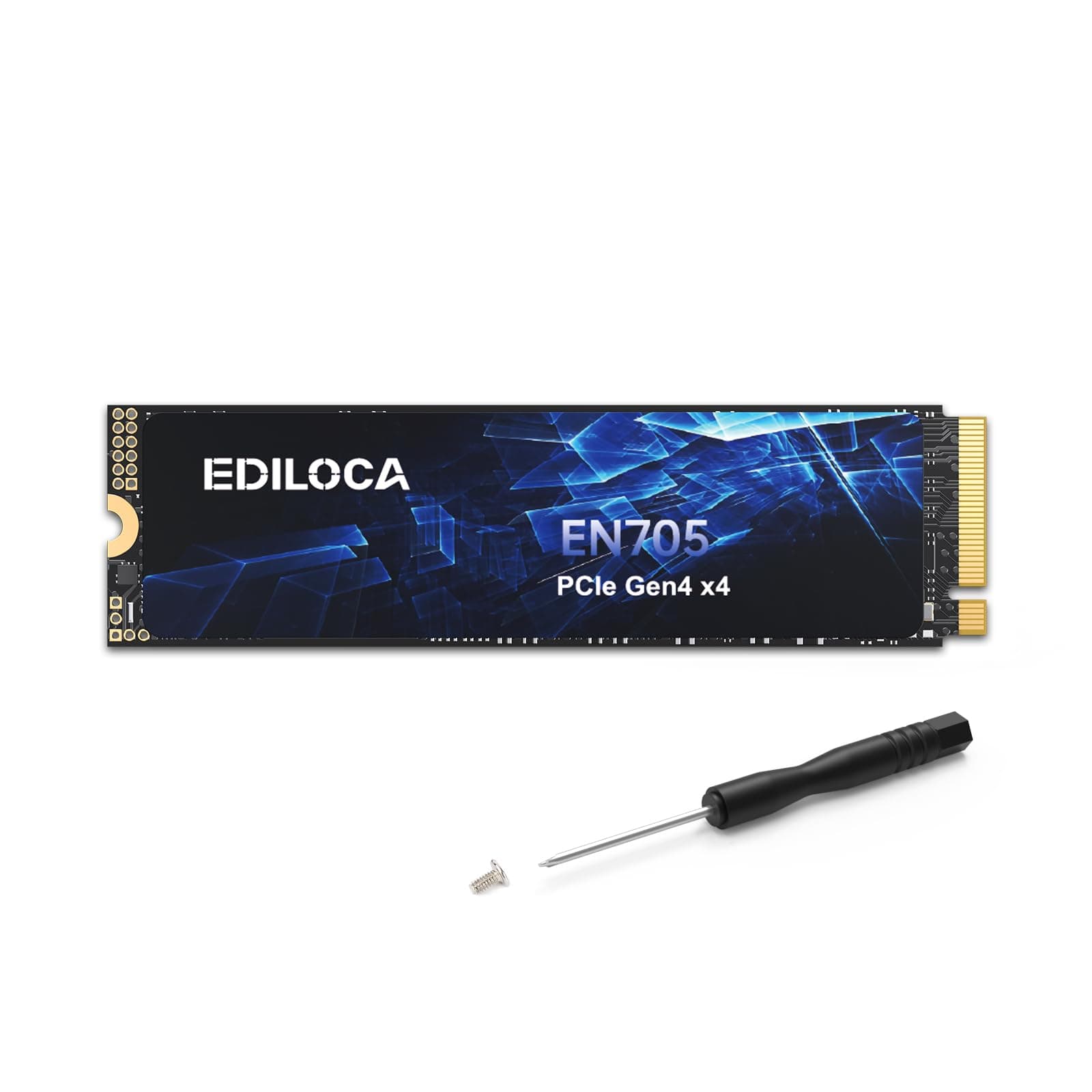 EN705 SSD 2TB PCIe Gen4, NVMe M.2 2280, 3D NAND TLC, Up to 4800MB/s, Internal Solid State Drive, Dynamic SLC Cache, Compatible with PS5、Laptops and PC Desktops