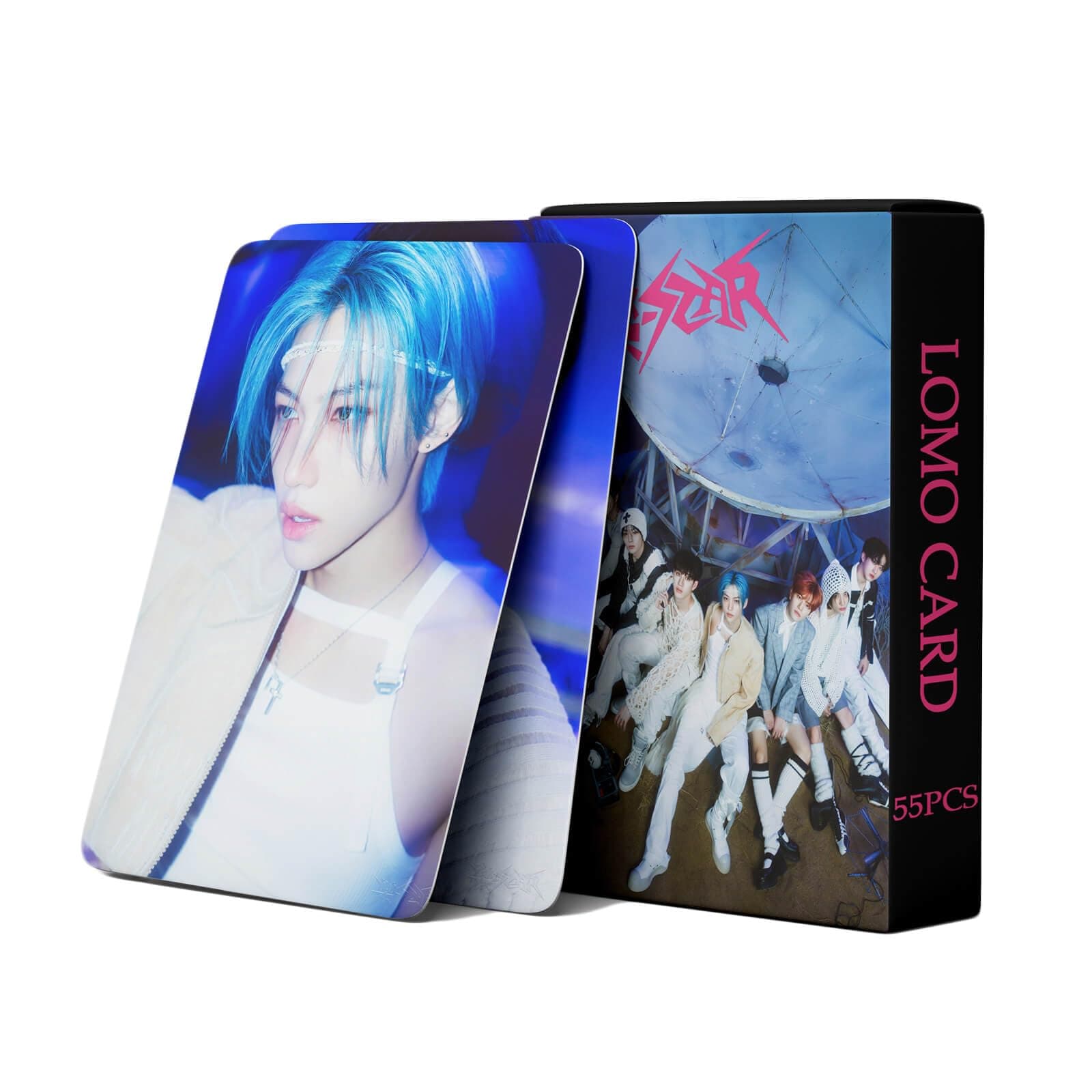 PYAJUU Stray Kids Photocard 55pcs Stray kids 樂-STAR ROCK-STAR 8th Mini Album Card KPOP Straykids Rock Star Photocard SKZ Merch Gift for Fans Daughter Felix Photocard Hyunjin Photocard