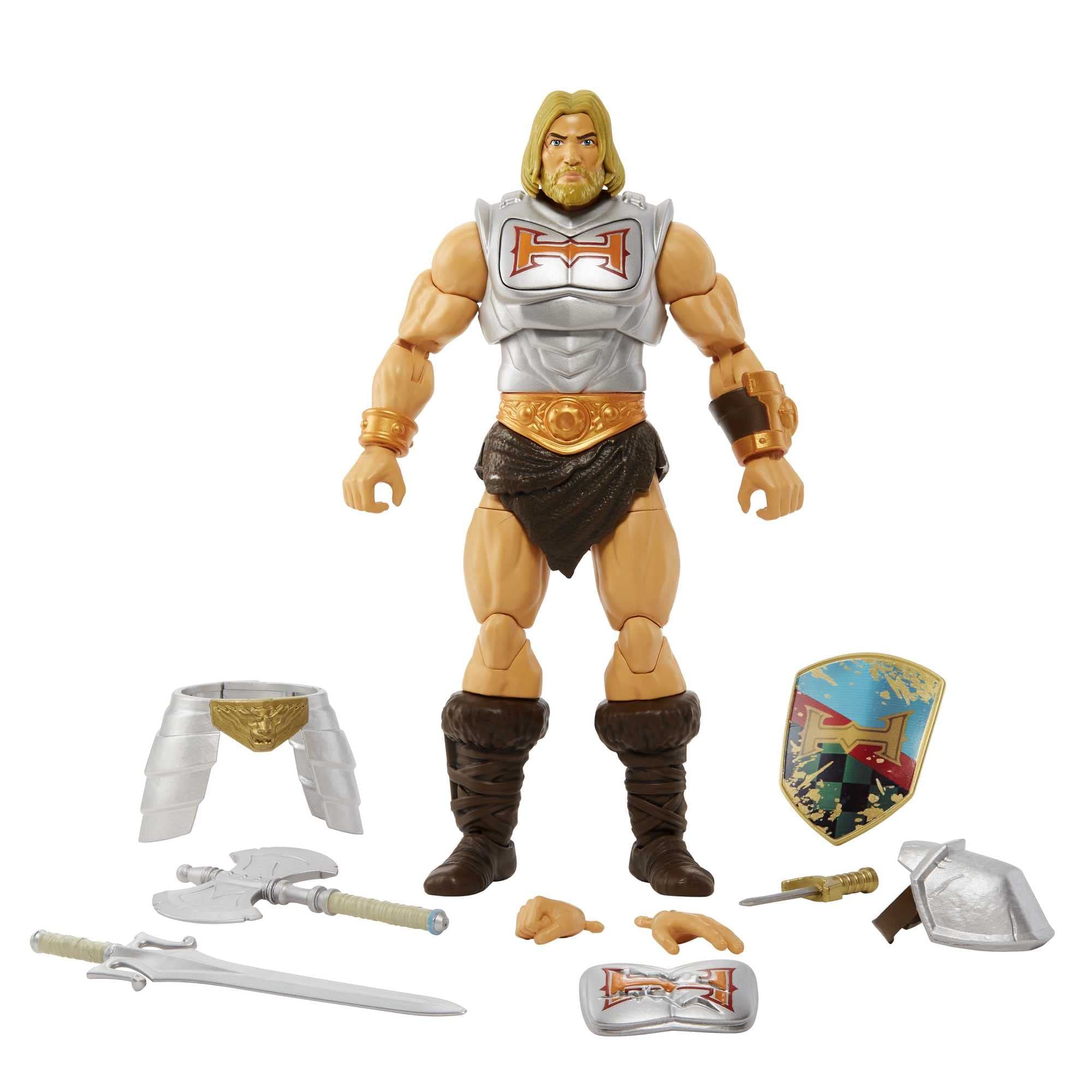 Masterverse Battle Armor He-Man Action Figure with Accessories, 7-inch MOTU Collectible Gift