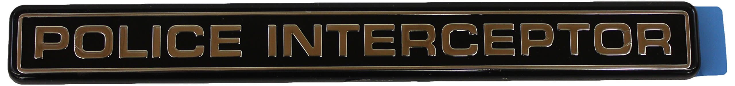 Genuine XW7Z-5442528-AA Nameplate, black