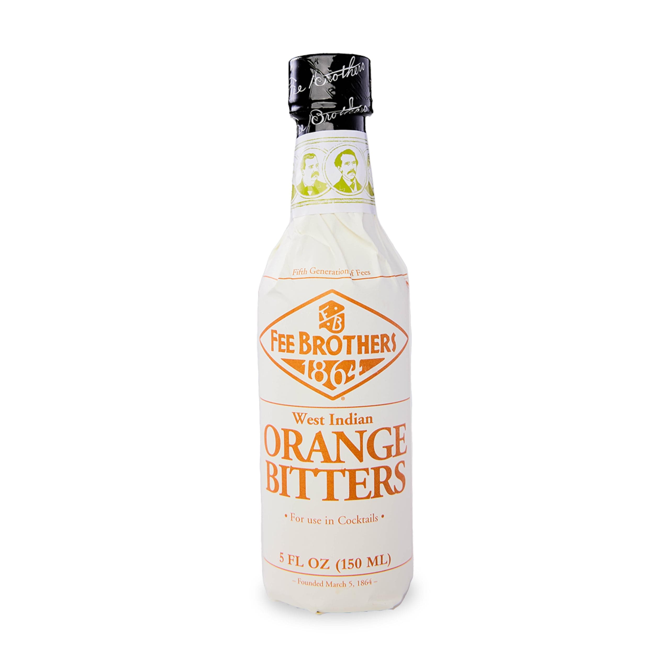 West Indian Orange Cocktail Bitters - Aromatic Cocktail Mixer & Concentrated Flavoring, Gluten Free, Vegan-Friendly, 5 fl oz