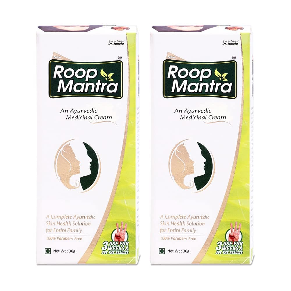 Roop Mantra Ayurvedic Fairness Face Cream 30gm (Pack of 2)