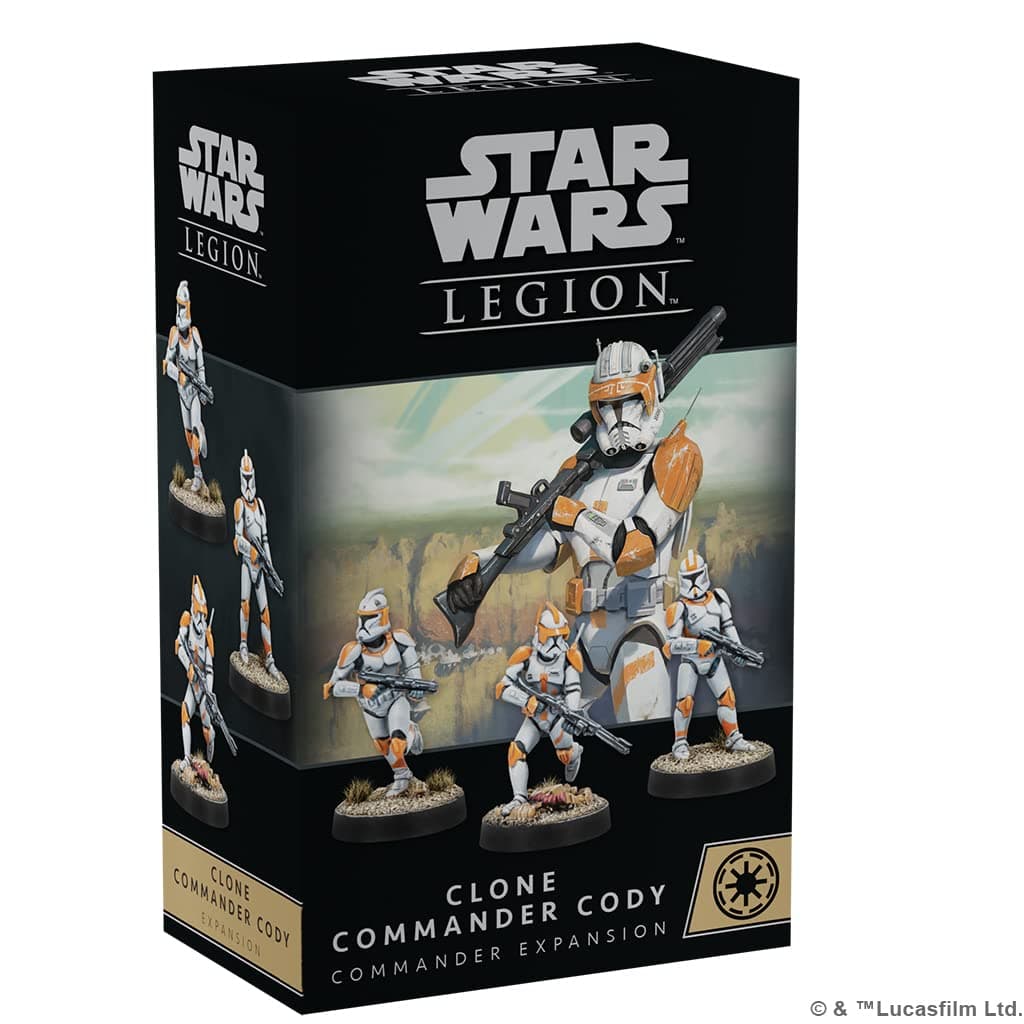 Asmodee Star Wars: Legion Clone Commander Cody Commander Expansion - Tabletop Miniatures Game, Strategy Game for Kids and Adults, Ages 14+, 2 Players, 3 Hour Playtime