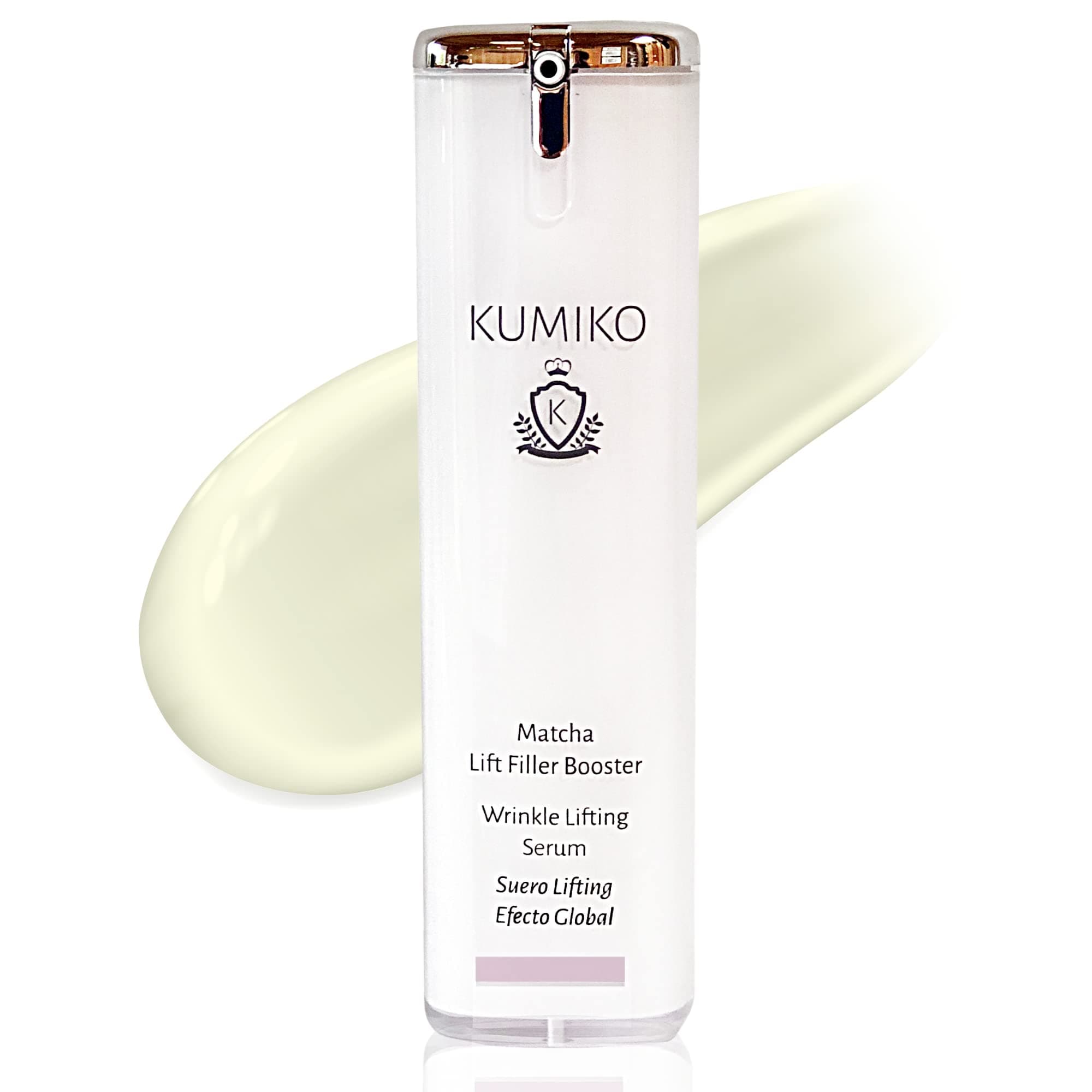 KumikoWrinkle Lifting Serum - Serum Moisturizer for All Skin Types - 30ml - Achieve Radiant, Youthful Skin with the Power of Matcha - Non-Greasy, Fast Absorbing for Daily Use