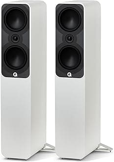 Q Acoustics 5050 Floorstanding Speakers – Satin White (Pair)