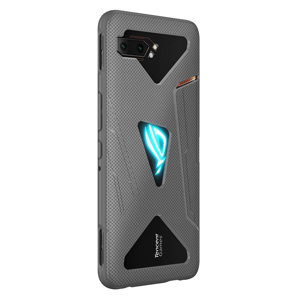 Case for Asus ROG Phone 2, TPU Flexible Material Ultra-thin Cover, Anti-Fingerprint Slim Fit Phone Case [Wear Resistant] [Slip-Resistant] - Gray