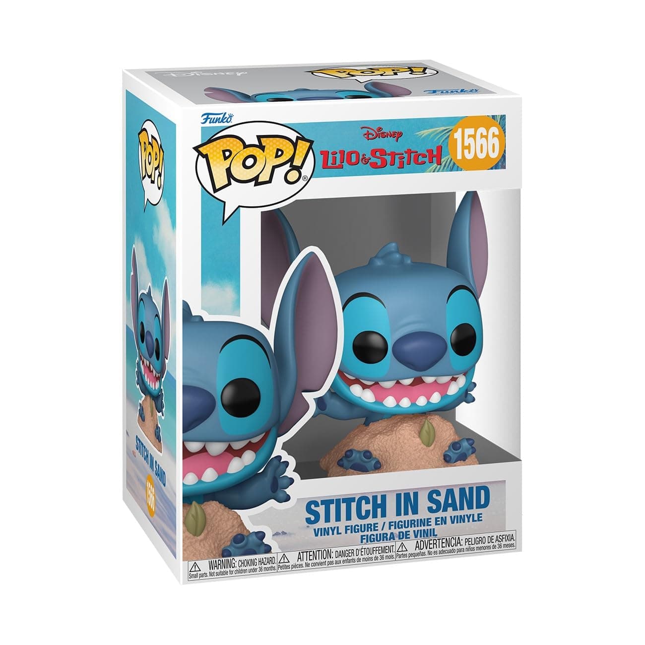 Pop Disney: Lilo and Stitch - Stitch in Sand - Collectable Vinyl Figure - Gift Idea - Official Merchandise - Toys for Kids & Adults - Cartoon/Animation Fans - Model Figure for Collectors