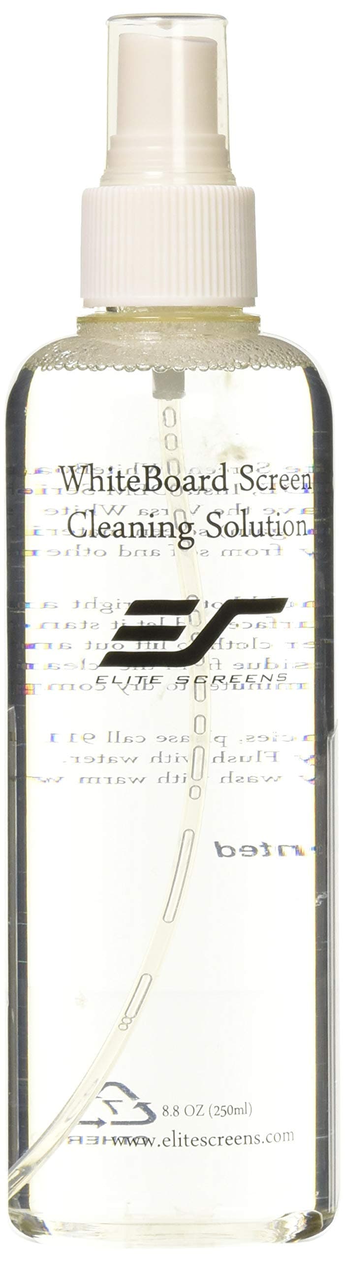 Elite ScreensWhiteBoard Projection Screen Cleaner - 250ml Bottle Model: ZERC3