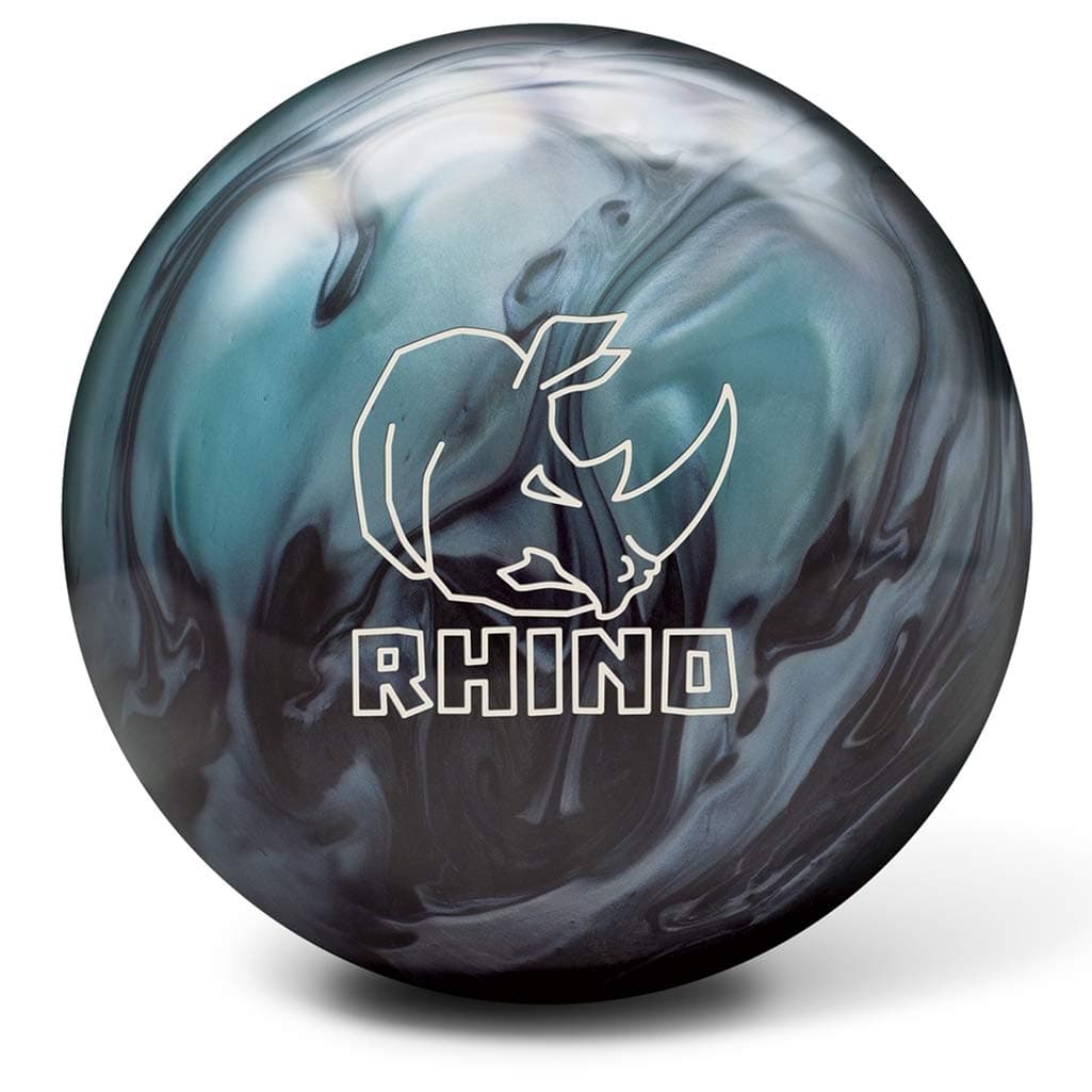 Brunswick Rhino Reactive PRE-DRILLED Bowling Ball- Metallic Blue/Black 13lbs