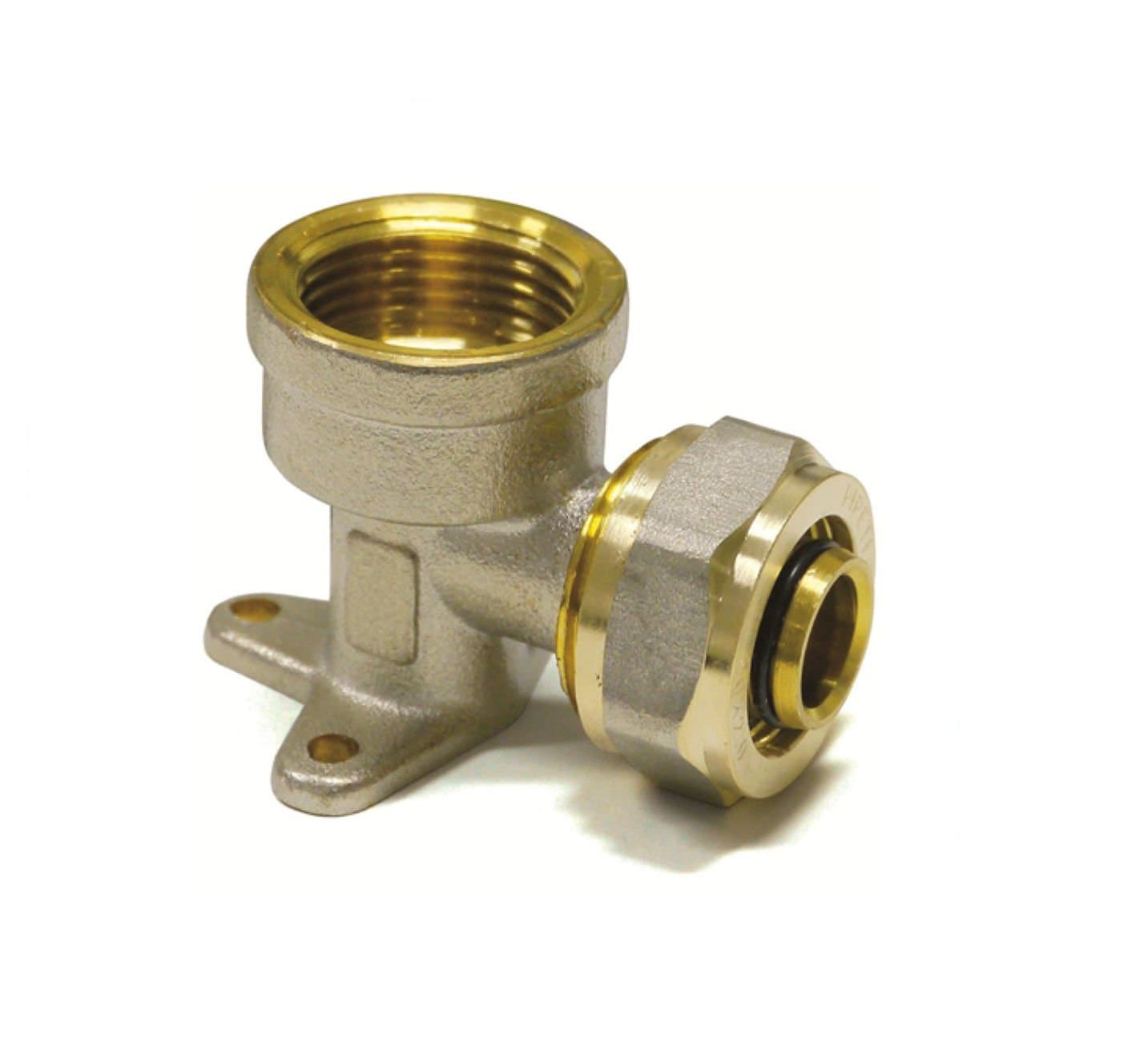 Elbow 16mm - 1/2 Wall Plated Female - Compression Fit Wärmer System PSW TRADE SUPPLIERS LTD (1)