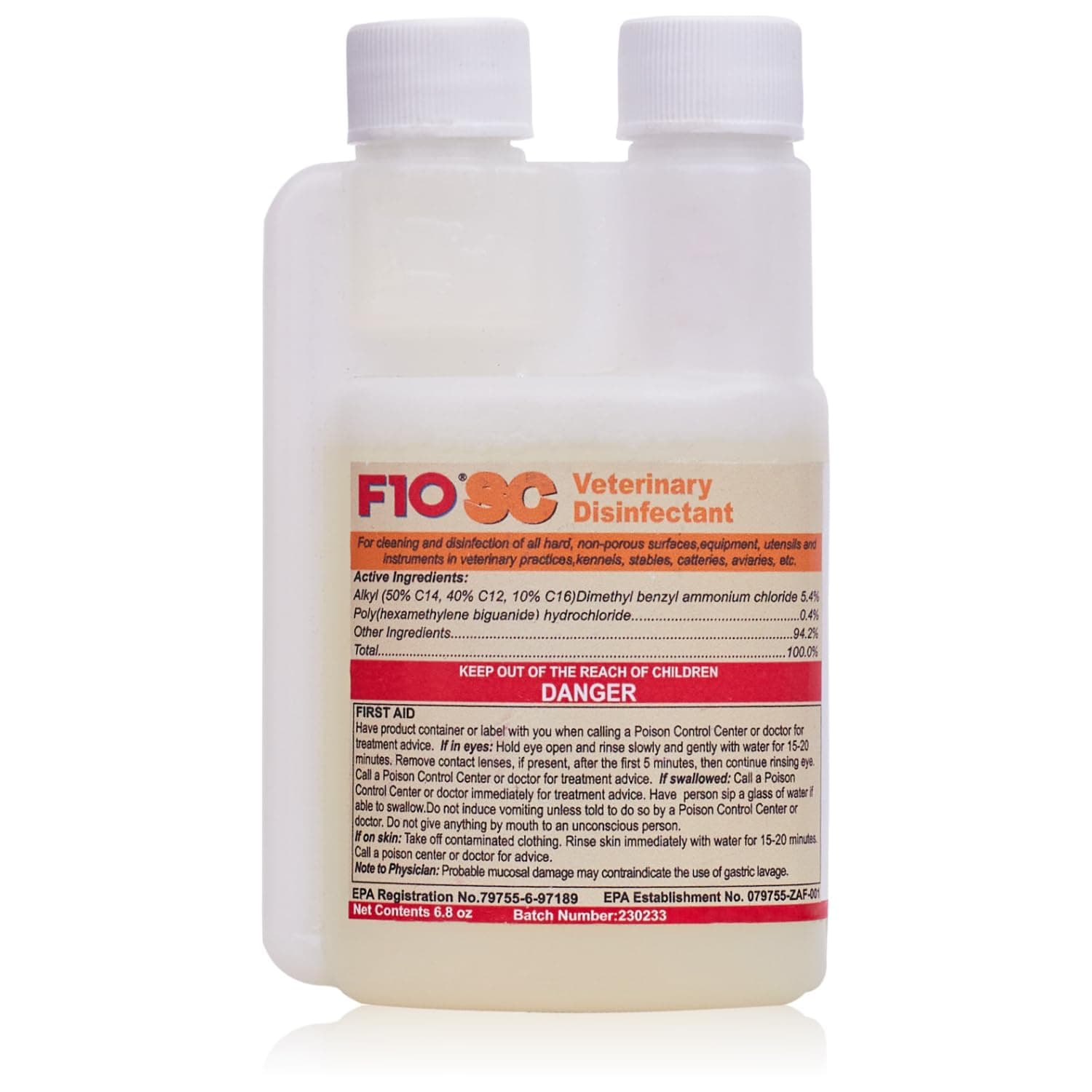 F10SC Veterinary Disinfectant 200ml - Used in Zoos and Breeders/Reptile Vivariums/All Pets/Birds