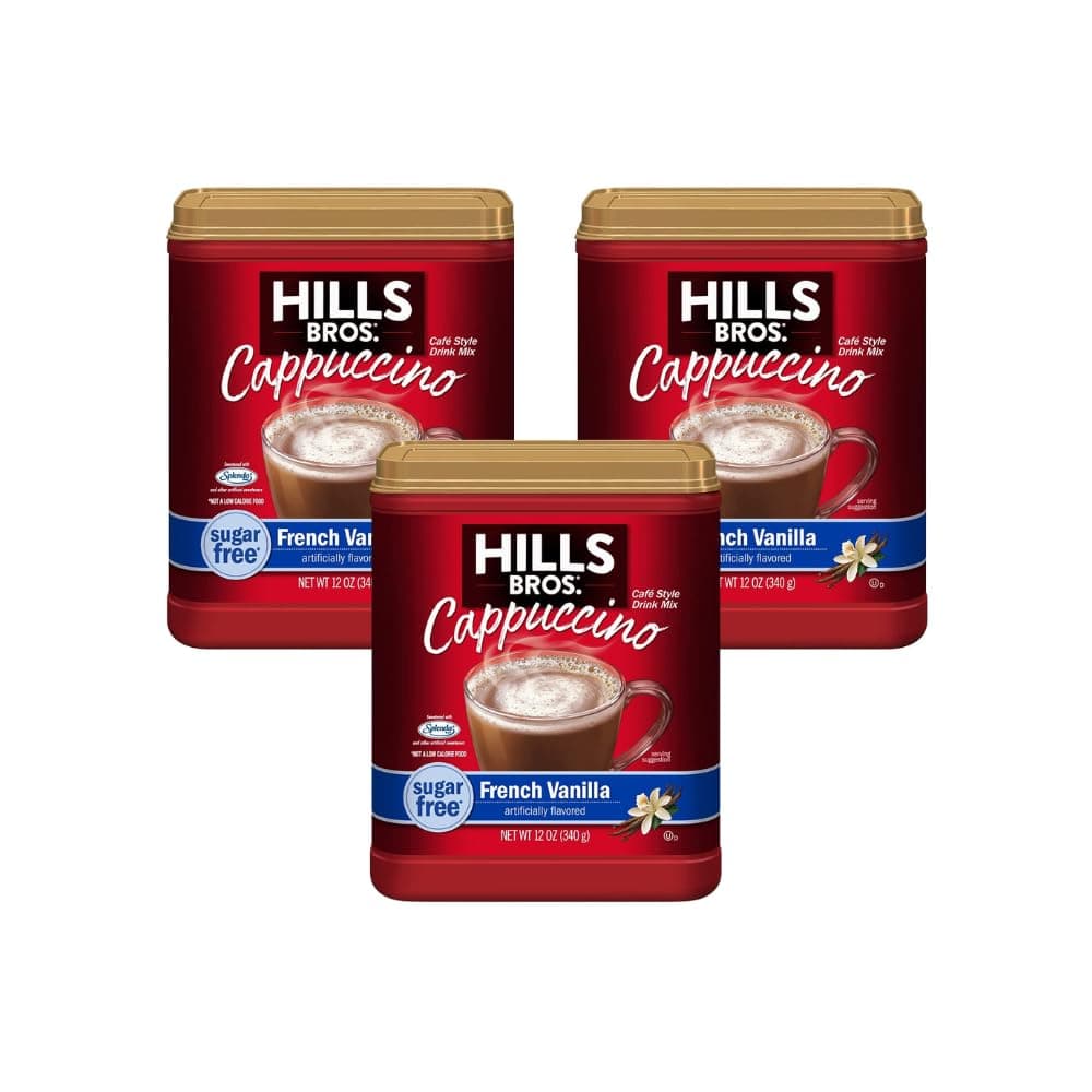 Hills Bros Cappuccino French Vanilla, 12 Ounce (Pack of 3)