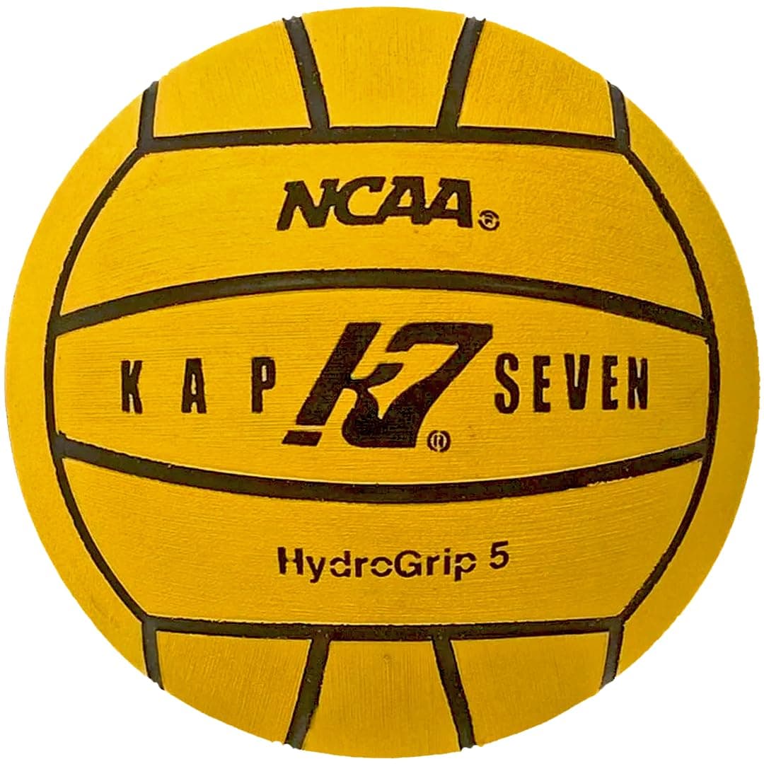 KAP7 Size 5 HydroGrip Water Polo Ball (NCAA and NFHS Official), Yellow