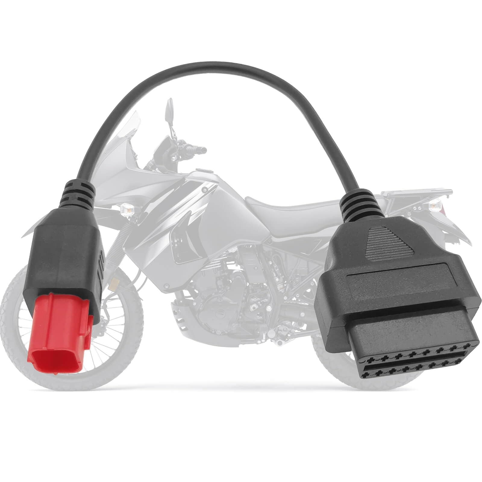6 Pin OBD2 Adapter Cable,Compatible with Guzzi Suzuki Yamaha Davidson Piaggio Vespa Motorcycle OBD Diagnostic Scanner Adapter Cable, Euro5 6-pin Connector