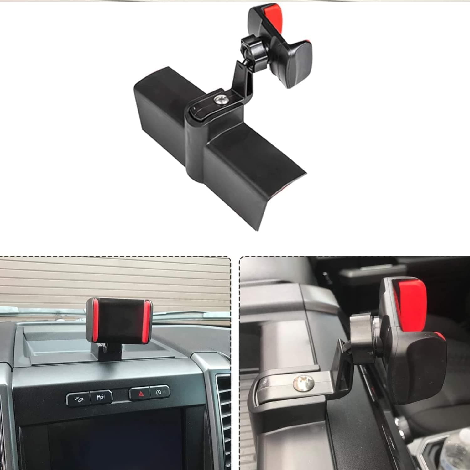Center Consolse Phone Holder Bracket Phone Holder Bracket for Ford F150  15-20