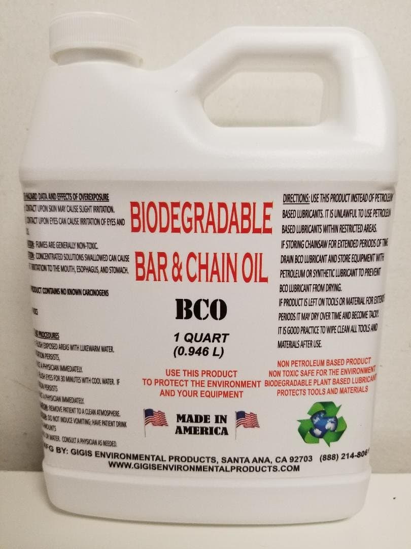 Biodegradable Bar and Chain Oil
