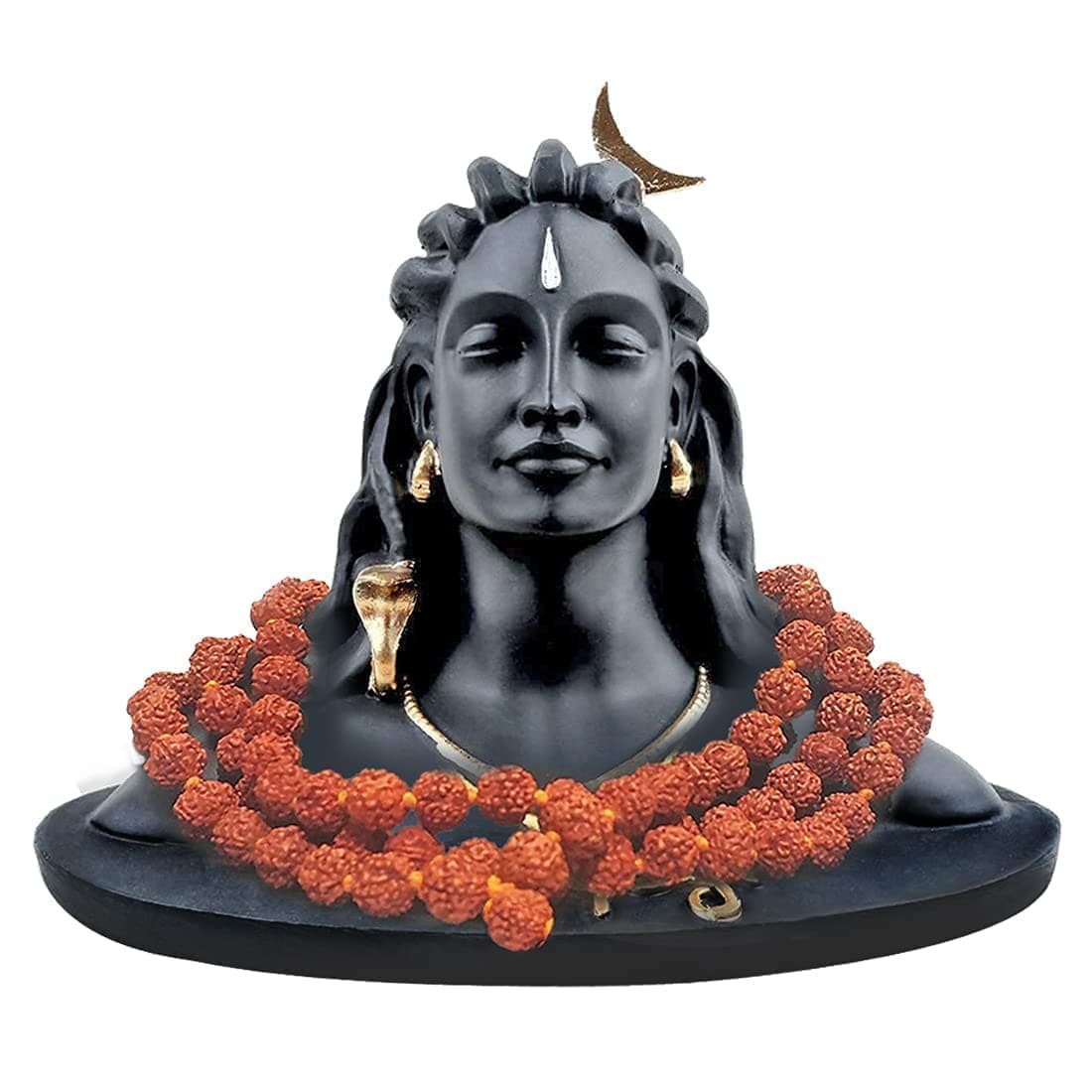 Adiyogi Statue for Car Accessories Dash Board, Pooja & Gift,Decore Items for Home & Office, Made in India (Adiyogi)