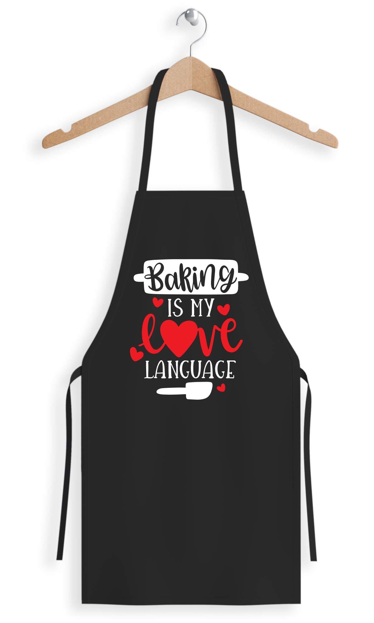 Twinkle Hands Apron Black chief Baking is my love language