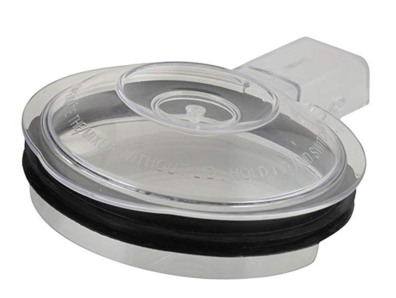 PARDZWORLD Chutney Jar Lid or Cap & lid Gasket Suitable for Panasonic New Series Mixer Chutney Jars (Color: Lid-Transparent, Rubber-Black) Match & Buy.