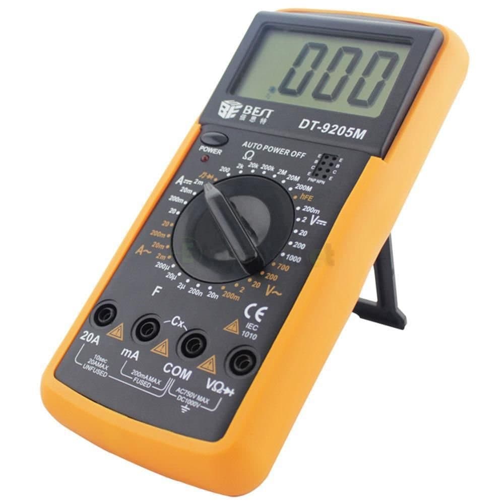 Dt9205m 3 1/2 Ac/dc LCD Electrical Digital Multi-meter Volt Amp Ohm Tester