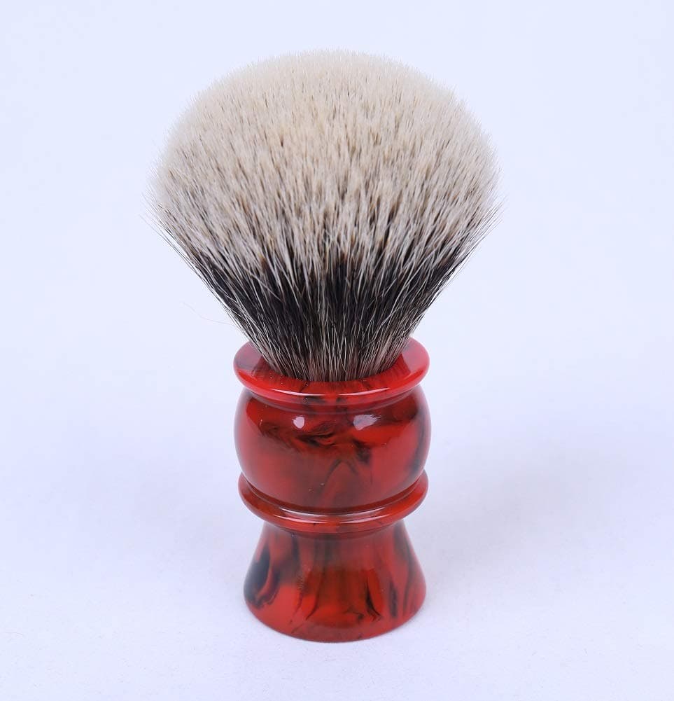YAQI BRUSH TASSO Brush Best Badger"Dark RED Streak 24" R1605-B2