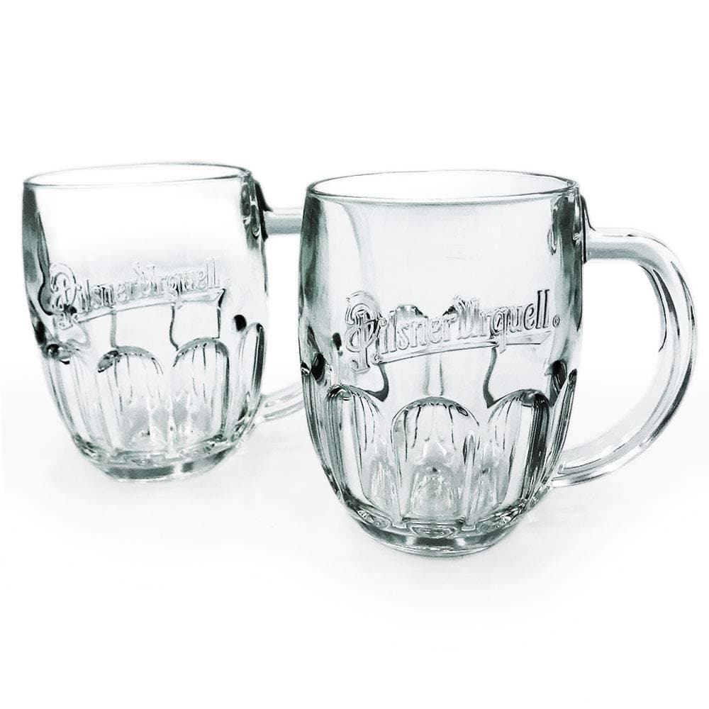 Beer Mugs Set Of 2 Pieces Pint, 0.5 Litre Lined