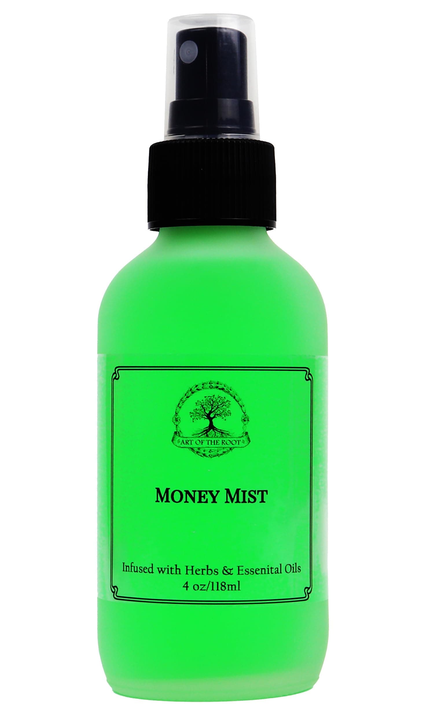 Money Mist & Room Spray | Wealth, Prosperity, Cash, & Abundance Rituals | Wiccan, Pagan, Hoodoo, Conjure, Magick Green