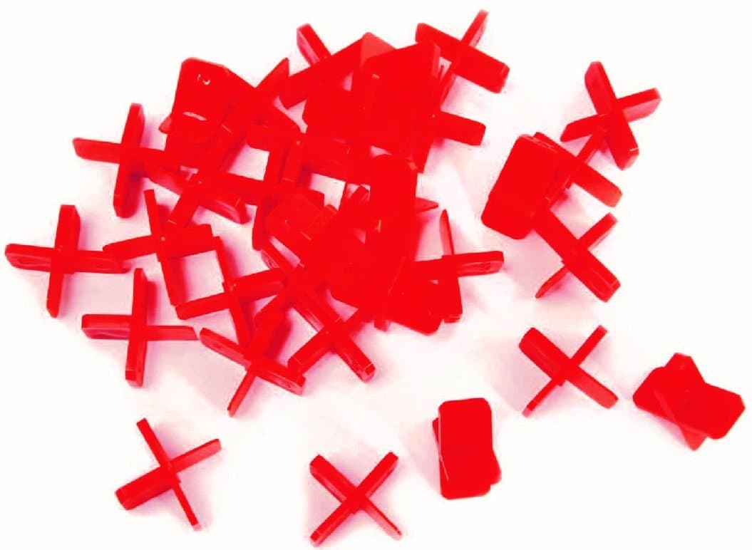 Premium Heavy Duty, Removable, Multi Size Tile Spacers –100 Reusable Spacers, 4 Sizes in One: 4mm (3/16”), 3mm(1/8"), 2mm (1/16") and 1mm (1/32") Each