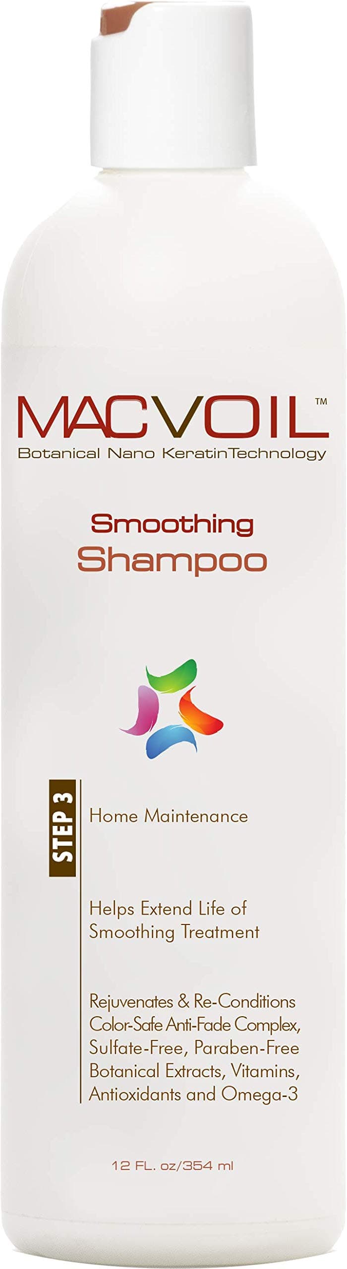 MacVoil Smoothing Shampoo (Maintenance Keratin Shampoo) 12OZ