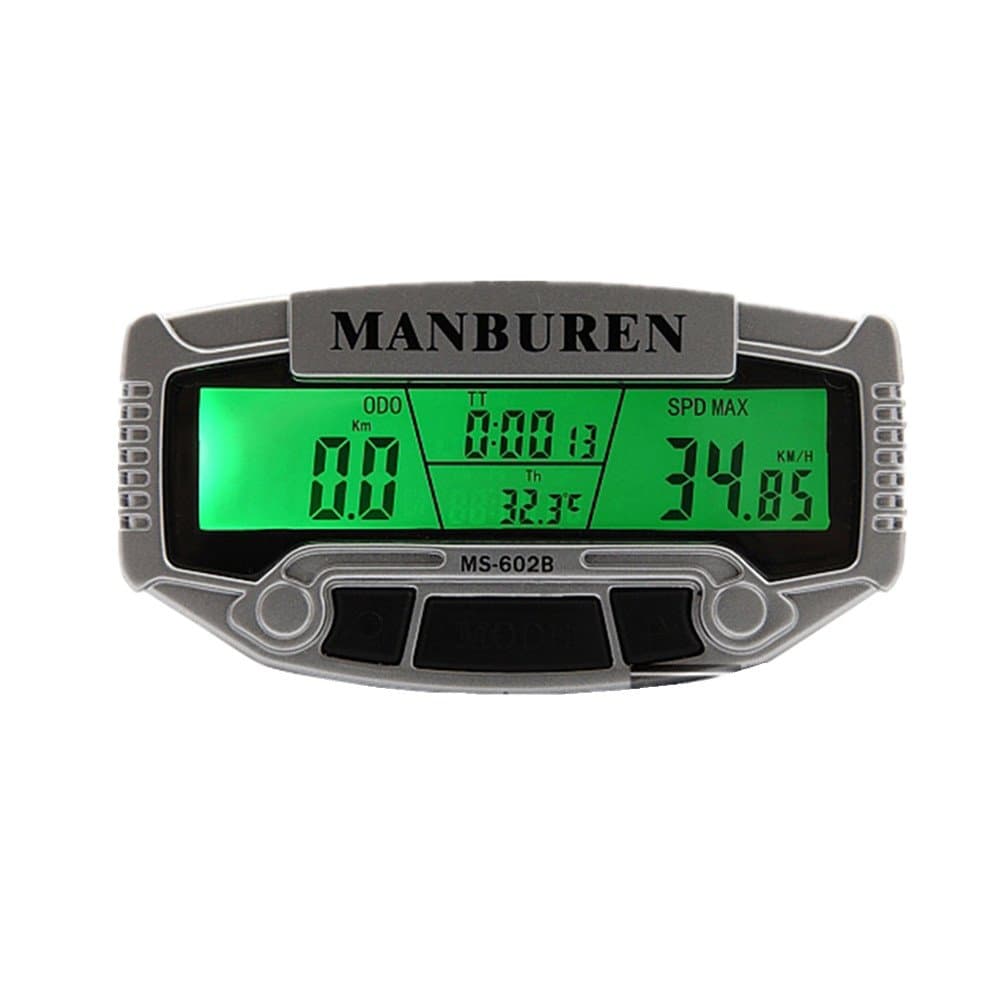 Bicycle Computer Speedometer Xagoo Imported Sensors LCD Backlit Bicycle Rainproof Odometer Bike Computer Accessories
