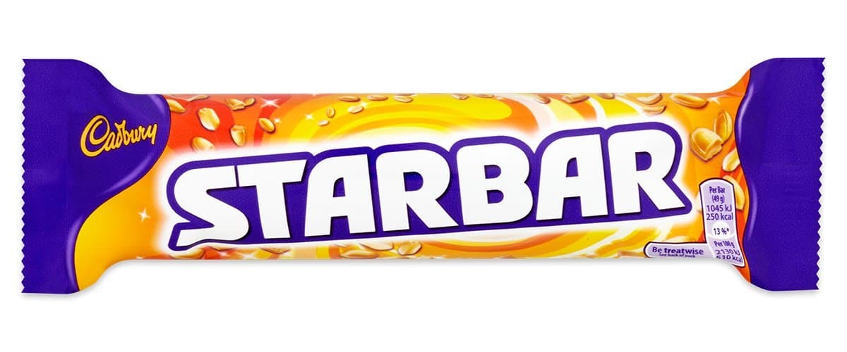Cadbury Starbar Chocolate Bar 49g (Pack of 4) - Sold by DSDelta