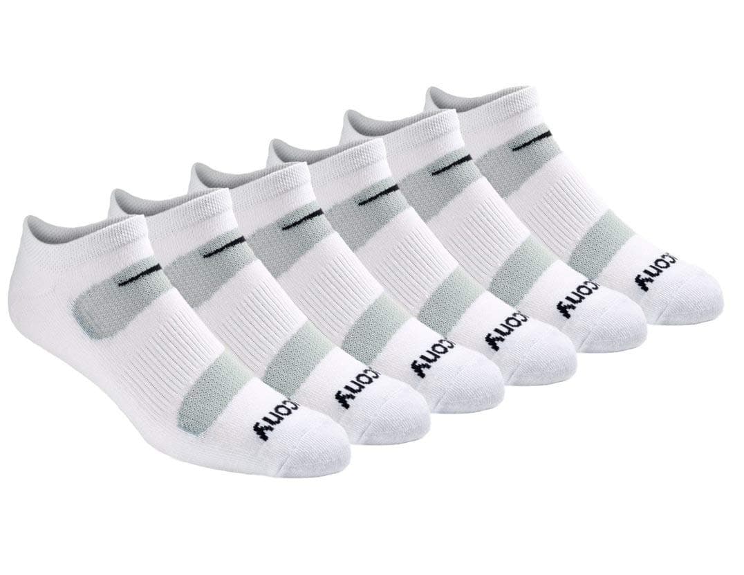 Men's RunDry Mesh Ventilating Comfort Fit Performance No-Show Socks, Available in M-XXL (6, 12, 18 Pairs)