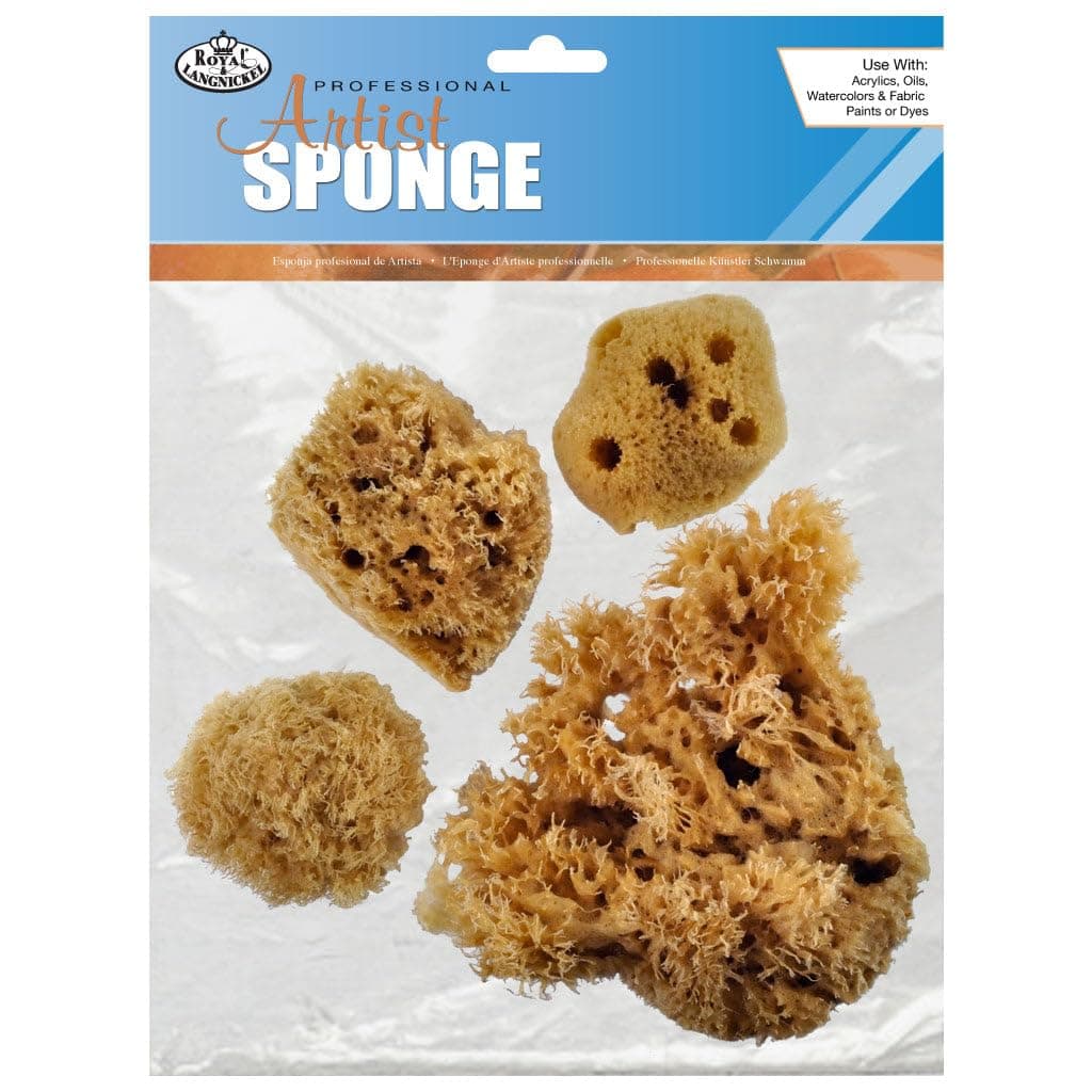 Royal & Langnickel Sea Silk Sponges Pack of 4