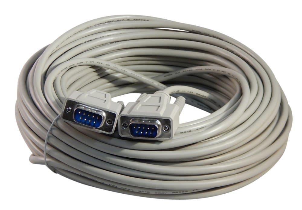 Your Cable Store 75 Foot DB9 9-Pin Serial Port Cable Male/Male RS232
