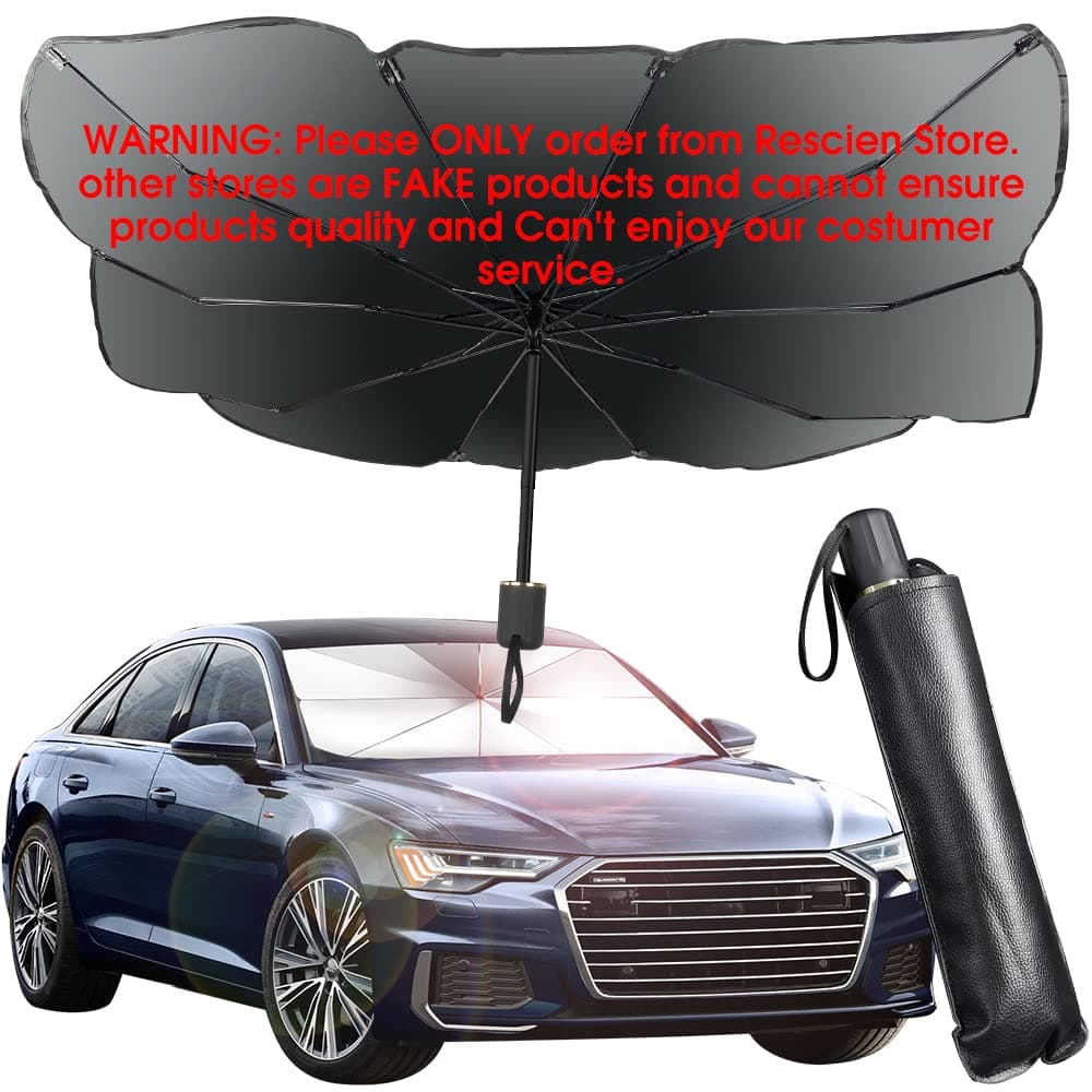 Car Sun Shade Windshield Front Windshield Reflective Sunshade for Vehicle Blocks UV Ray, Foldable Cover Visor Umbrella, Automotive Ray Protection Block Parasol, Keep Your Vehicle Cool(31''x53inch'')