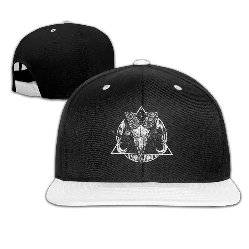 Dark And Occult Triangle Goat Skull Hip-Hop Hat Baseball Cap