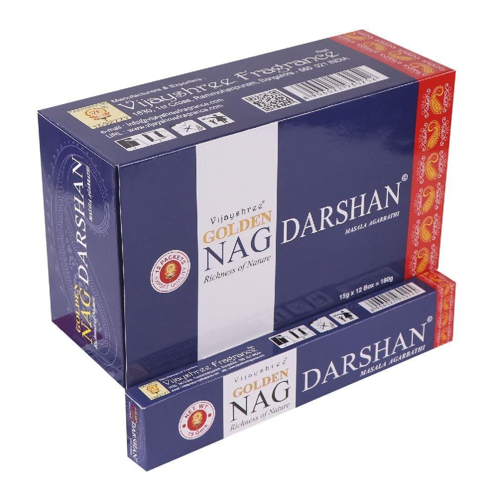Golden Nag Darshan Incense 15 Grams Single Packet