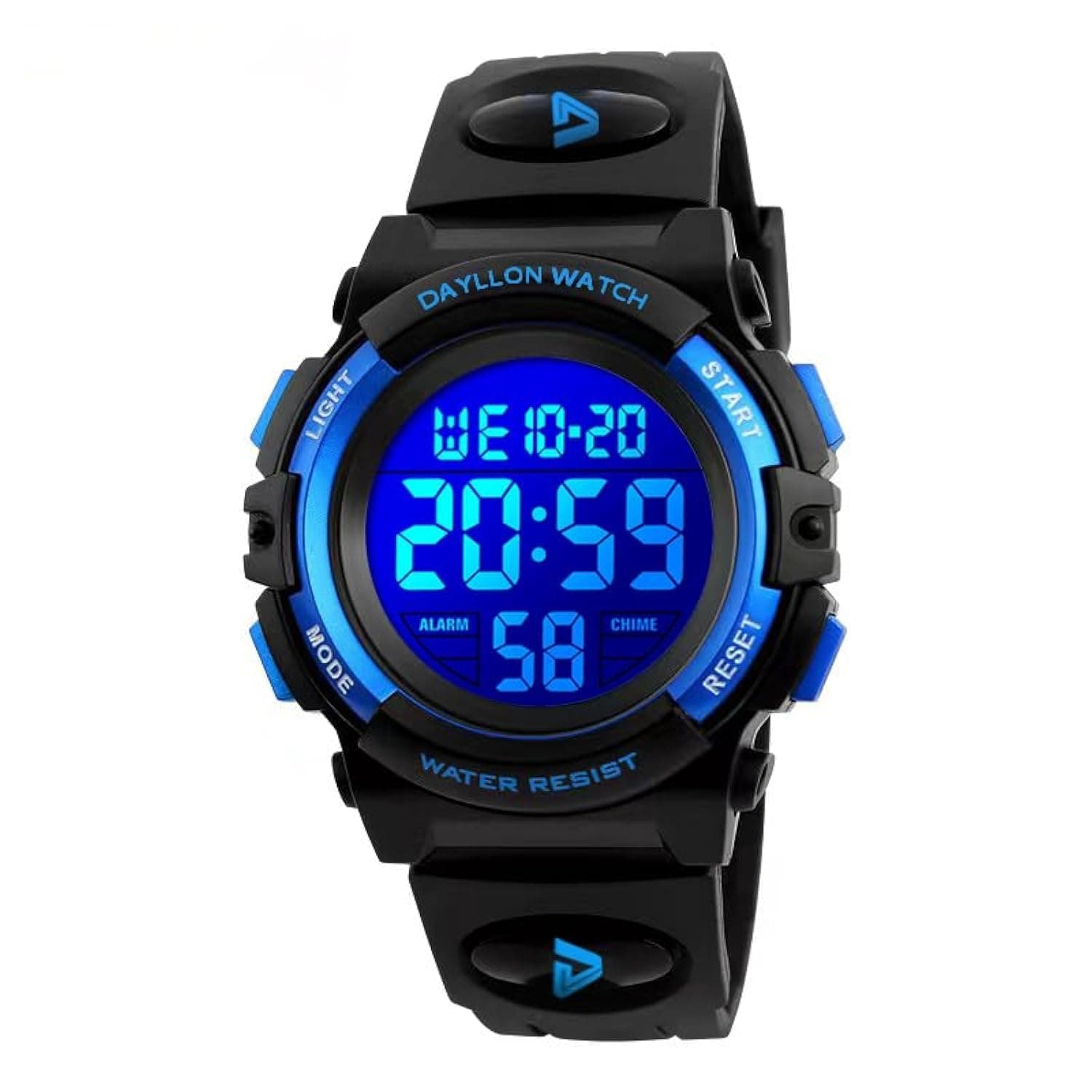 Dayllon Kids Digital Watch Outdoor Sports 50M Waterproof Electronic Watches Alarm Clock 12/24 H Stopwatch Calendar Boy Girl Wristwatch